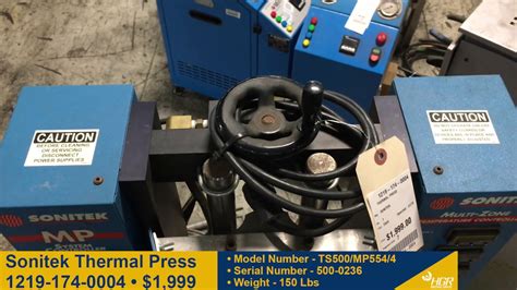sonitek ts500 thermal press.